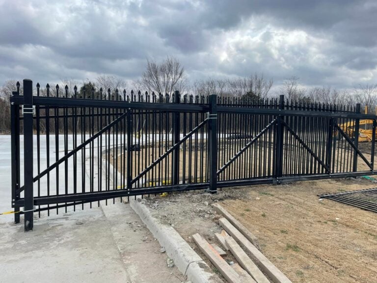 Oklahoma Fence and Gates Gate operator and ameristar fencing
