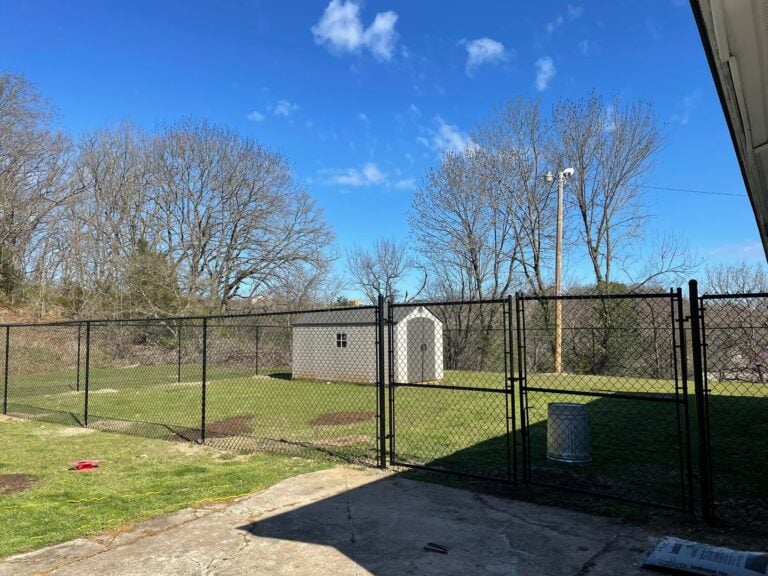 Oklahoma Fence and Gates residential Chain link fencing in Tulsa